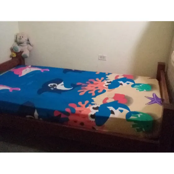 Sábana Para Cama Individual Figuras Infantiles 