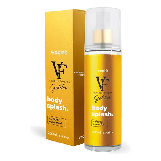 Body splash perfume Vf Golden Wepink 200 ml fragrância