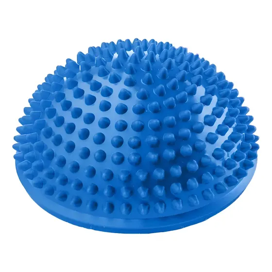 Semiesfera Mini Bosu Con Pinches Equilibrio Rehabilitación Color Azul