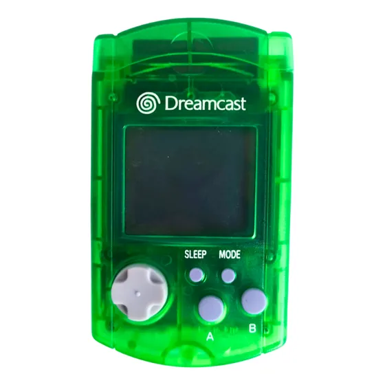 Vmu Memory Card Dreamcast Original Verde Translucido