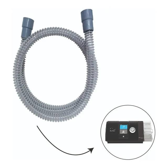 Traqueia Cinza 15 Mmx 1,80 Cm - Cpap Resmed S10 - C/ Anvisa
