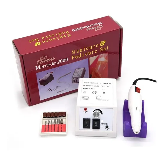 Torno Uñas Profesional 20.000 Rpm Manos Pies Mli Color Blanco