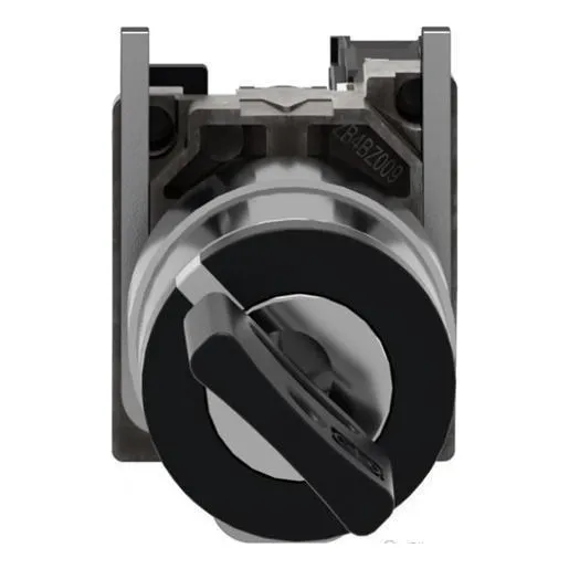 Interruptor selector metálico de 22 mm, 2 posiciones, con llave XB4BG21