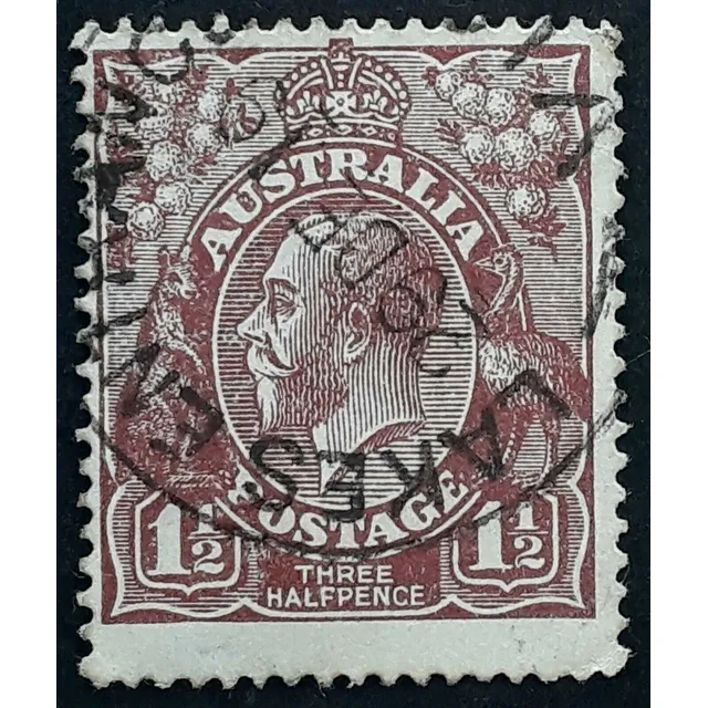 Estampillas Australia 1919 - Rey Jorge V / Marca Agua 4