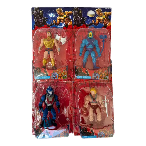 Muñecos Colección Completa 4  He-man Skeletor Hordak He-ro