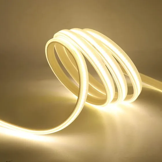 Manguera Tira Cinta Led Cob Continua Luz Neutra 4000k 110v