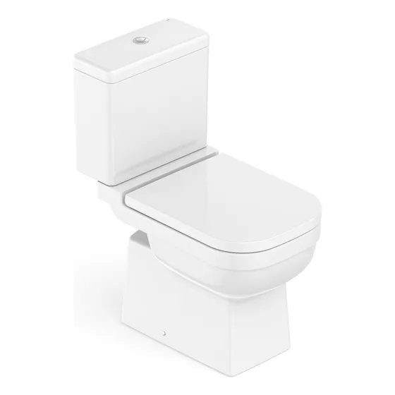 Kit Vaso Sanitário Com Caixa Acoplada E Assento Soft Fc