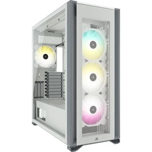 Gabinete Corsair Icue 7000x Rgb Vidrio Templado Torre Blanco