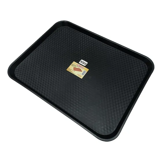 Bandeja Feria Comida Rapida Plastica Rectangular Simple 2663