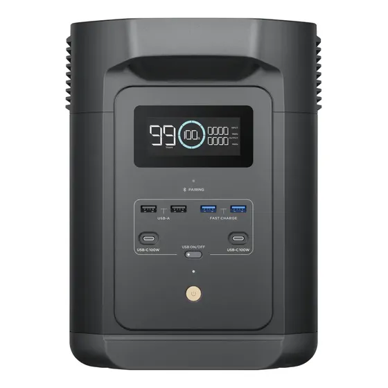 Central eléctrica con generador portátil Ecoflow E980 500w 980wh 110
