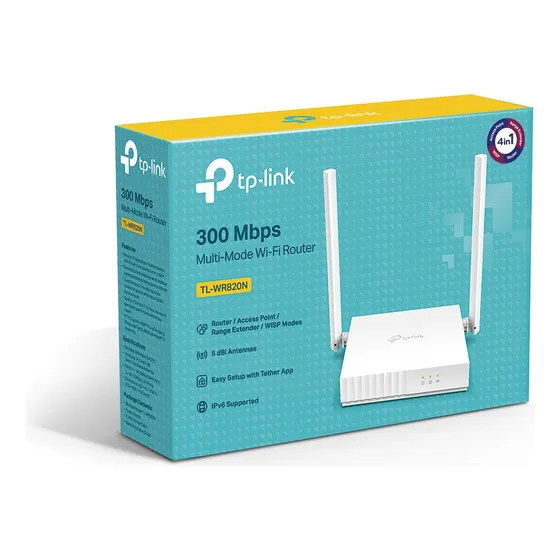 Router Inalambrico Tplink Tl-wr820n 2 Antenas 300mbps Wifi