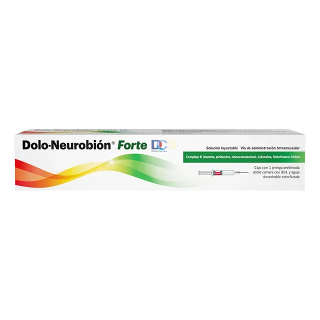 Dolo Neurobion Forte Dc Complejo B Jeringa Prellenada 3 Ml
