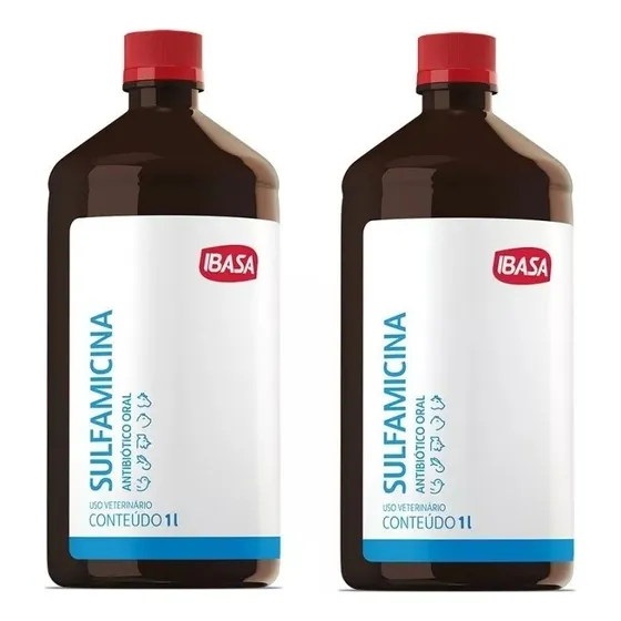 Sulfamicina Ibasa 1 Litro - Kit Com 2 Litros