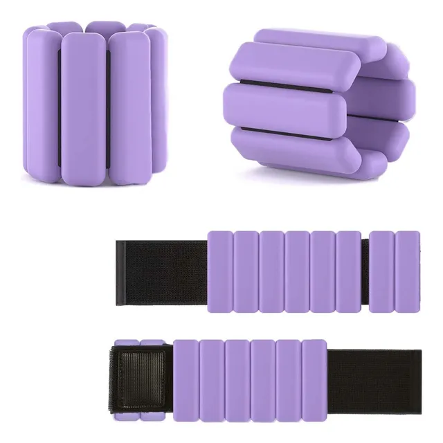 2pcs Polainas For Tobillos Y Muñecas,1lb , Pesas De Silicon
