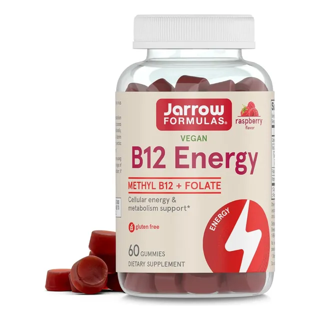 Metil B12 + Folato Jarrow Formulas 60 Gomitas Frambuesa