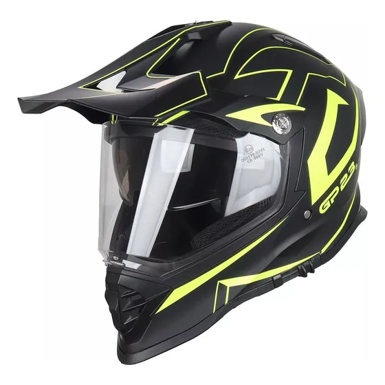 Casco Para Moto Cross Gp 23 Con Doble Visor Gmbikes