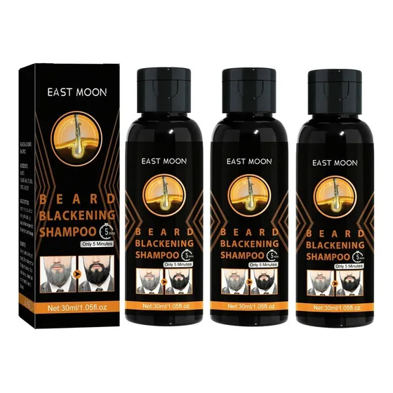3×shampoo For Barba Escurecedor Natural K Guys,escurecimento