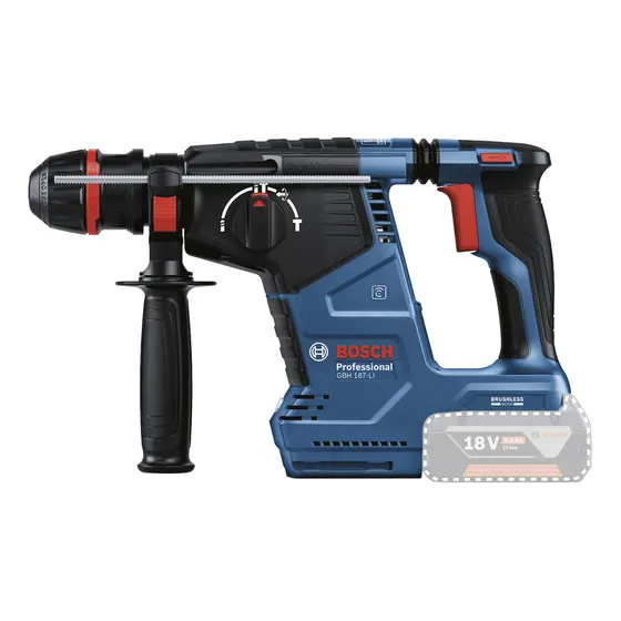Rotomartillo Inalámbrico Bosch GBH 187-LI 18V Sin batería ni cargador Brushless