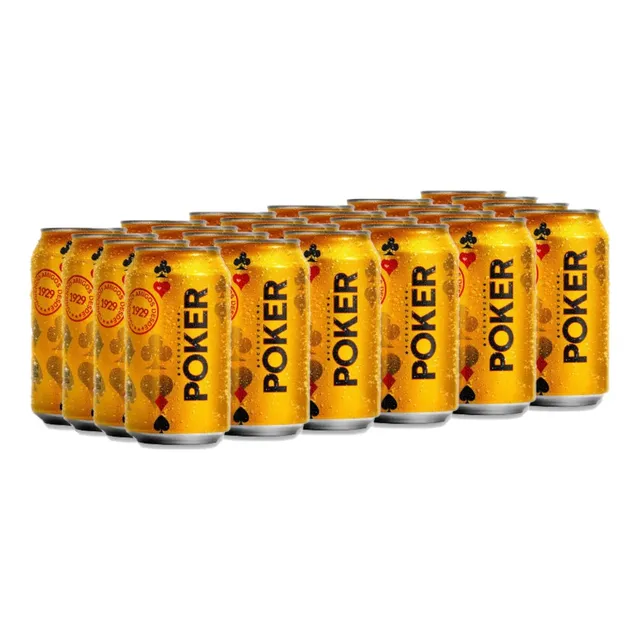 Paca Cerveza Poker Lata - 24und - mL a $3300