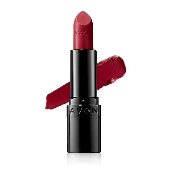 Avon Labial Ultra Matte Red Supreme Aterciopelado Red Suprem