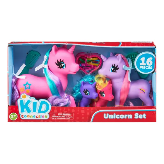 Set Unicornios Juguete Niña 16 Piezas Importado