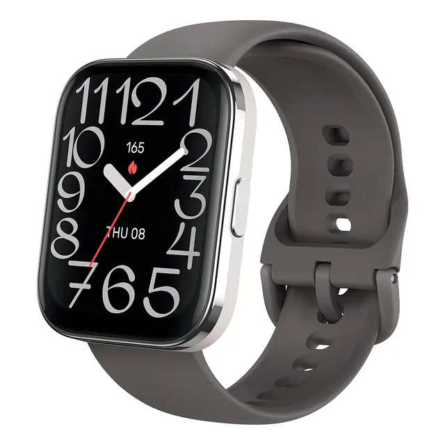 Reloj Inteligente Amazfit Smartwatch Bip 5 Unity Gris Oscuro -Alexa, Fitness, 11 Días De Batería, Recibir Llamadas