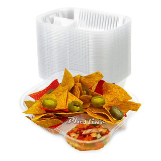 Bandeja Descartable Delivery Con Division Para Nachos X 100u Bandeja Descartable Delivery Con Division Para Nachos X 100u