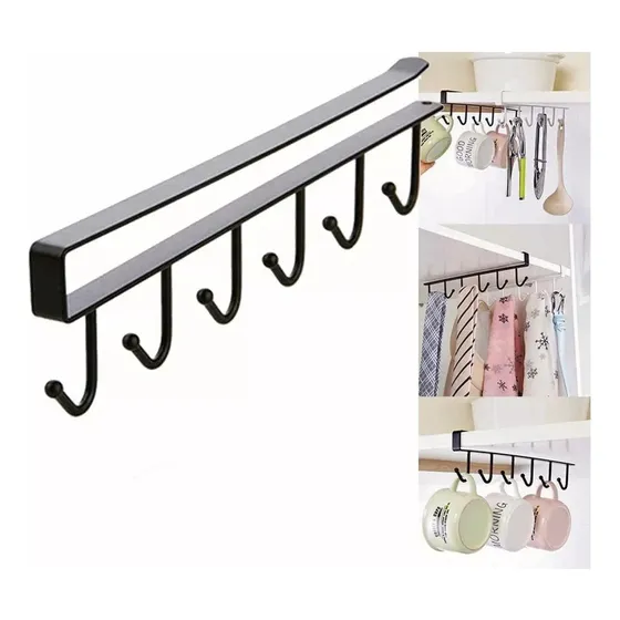 Gancho Soporte 4 Piezas Taza Vasos Corbatas Bufandas Utensi