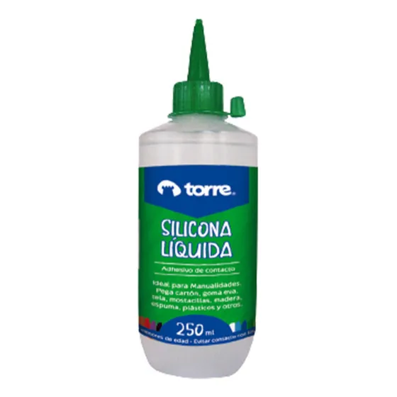 Silicona Liquida Fría 250ml Torre Pegamento Transparente