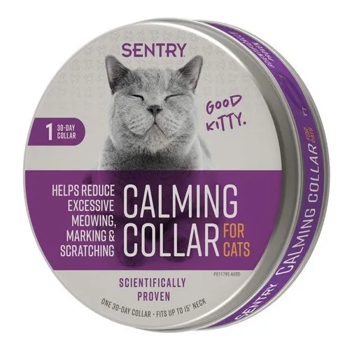 Coleira Calmante Relaxante Feromonio Tipo Feliway Para Gatos