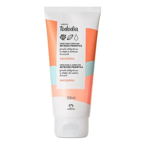 Crema corporal todos los días 200ml - Diversas Fragancias Natura Tipo de empaque Tubo Fragancia Macadamia