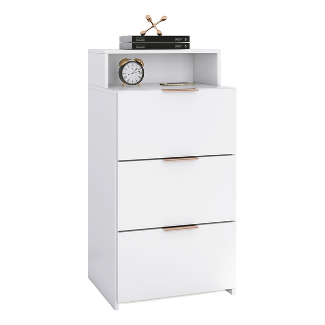 Mesa De Cabeceira Criado Com Gavetas Suporte Organizador Me Acabamento Branco Cor Branco Mesa De Cabeceira Criado Com Gavetas Suporte Organizador Me Acabamento Branco Cor Branco