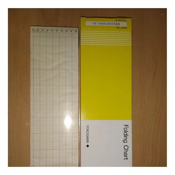 Papel Para Graficador Registro Marca Yokogawa Original Nuevo