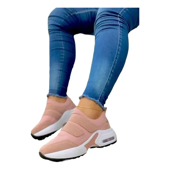 Zapatos Doble Cierre Dama Deportivos Colombianos Casuales  