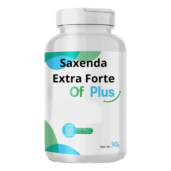 Seca 13kg Mês Saxend Extra Forte Ofplus 60 Caps 100% Natural