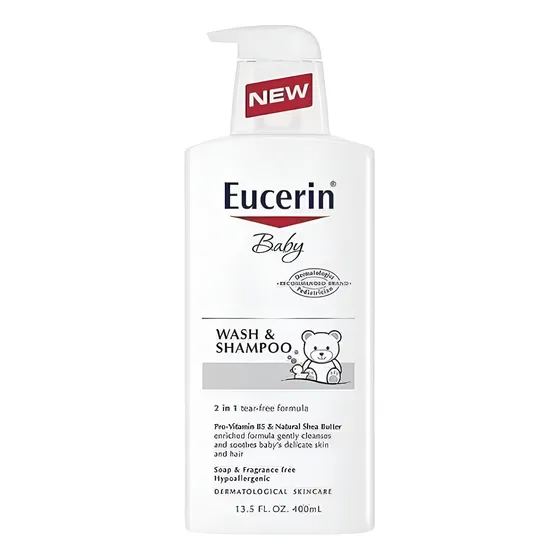 Eucerin Wash & Shampoo Para Bebés 400ml