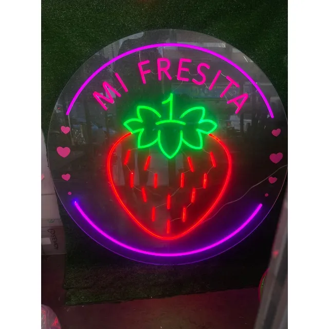 Letrero Neon Publicidad Logo Empresa Personalizado
