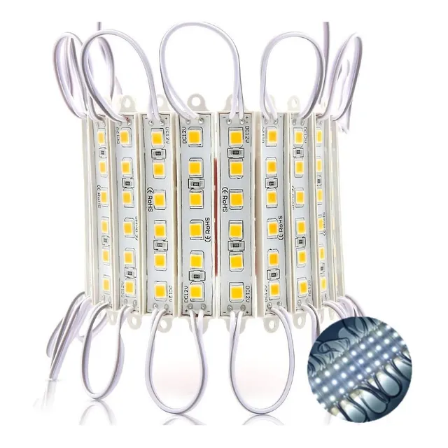 Modulo Led 5054 Smd 3 Chips 30 Lm Colores 12v Pack 100