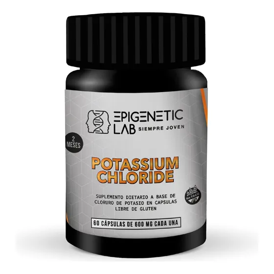 Cloruro De Potasio X 60 Capsulas 600 Mg Epigeneticlab 