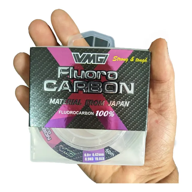 Fluorocarbono Chicote Bajada Líder Reel Caña Señuelo Bait