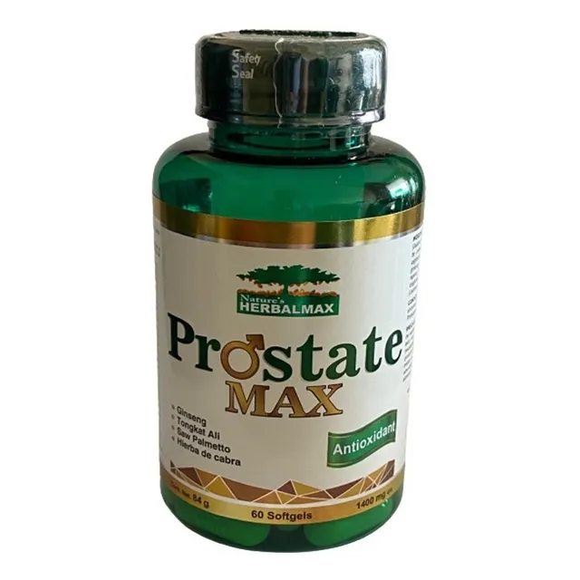 Prostate Max Saw Palmetto Tongkat Ali Ginseng 60cápsulas