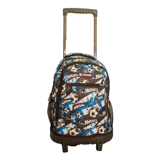 Mochila Carrito Escolar Colegial Gran Capacidad 40 Lts Color Azul