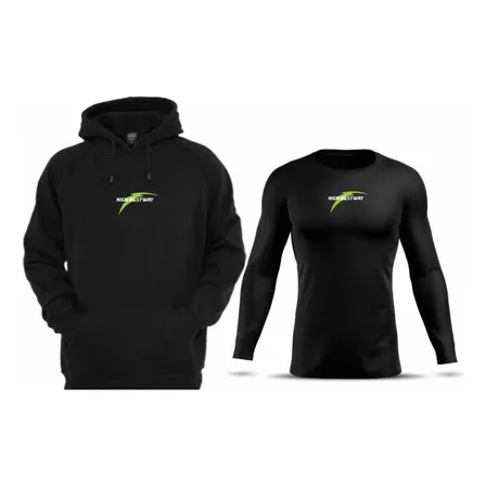 Kit Blusa Moletom E Camisa Térmica Agasalho Frio Inverno