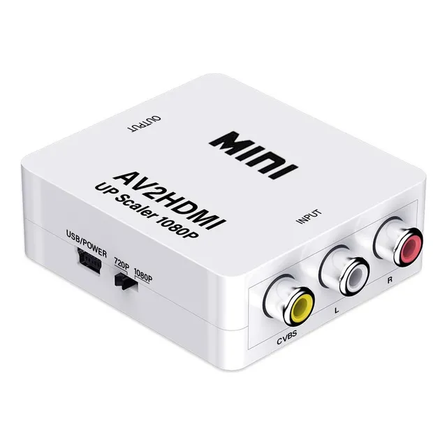 Adaptador Conversor Av Rca Análogo A Hdmi Digital