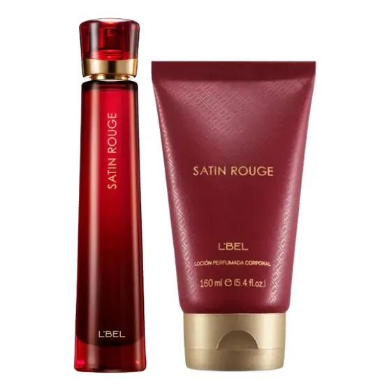 Liquidación Perfume Mujer Satin Rouge 50ml + Crema 160ml