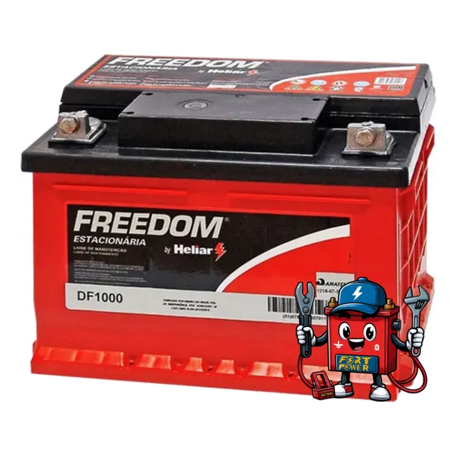 Bateria Estacionaria 70ah - Sem Troca - Freedom Df1000