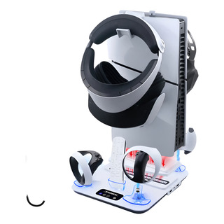 Base Vertical P/ Ps5 E Ps5 Slim Vr2 Refrigeração Controlador Base Vertical P/ Ps5 E Ps5 Slim Vr2 Refrigeração Controlador