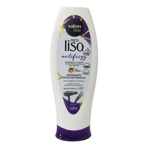 Defrizante Térmico Salon Line Meu Liso Antifrizz 200ml