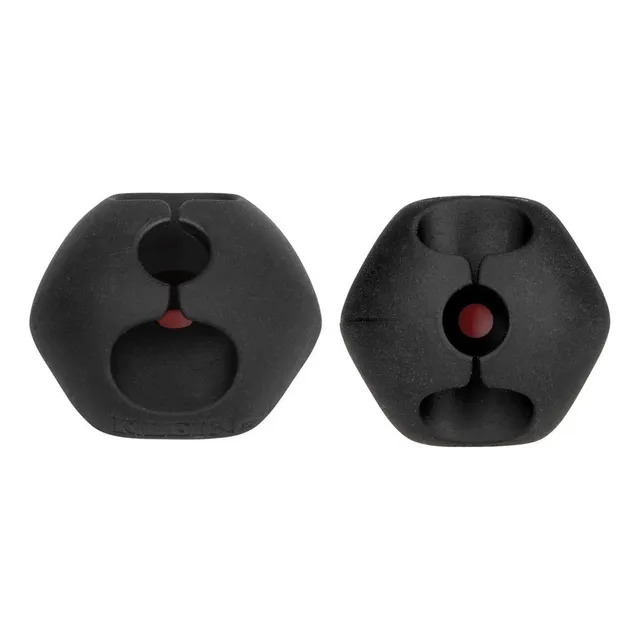 Clips Adhesivos 1 Ranura Para Cables Paq.10pz 19200772 Color Negro
