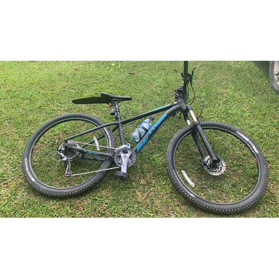 Trek X Caliber 7 Mtb Negro Azul Bicicleta De Montaña